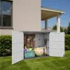Patiowell 25 Cu.ft Outdoor Storage Cabinet, White